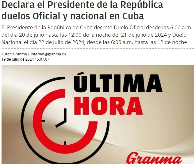 Cuba Thể Hiện Lòng Kính Trọng Đối Với Tổng Bí Thư Nguyễn Phú Trọng Qua Quốc Tang