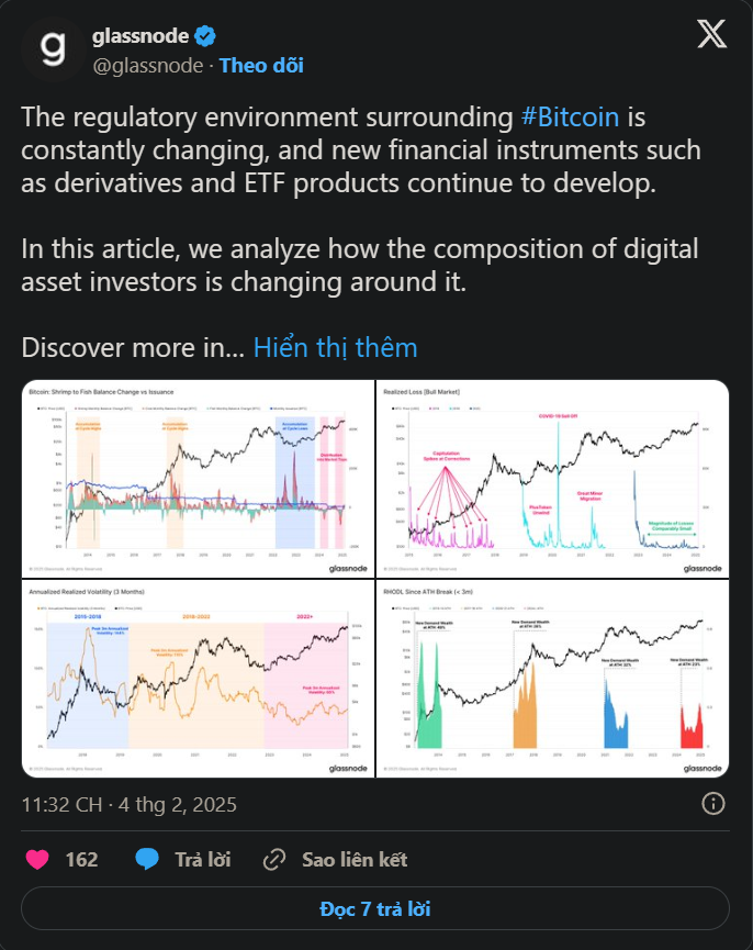 Bitcoin đạt vốn thực tế 850 tỷ USD, khẳng định sức mạnh trên thị trường tài chính.