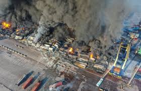 Cháy lớn tại khu công nghiệp ở Thổ Nhĩ Kỳ