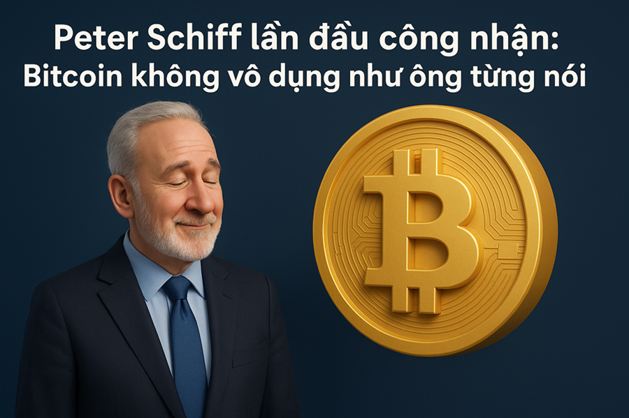 Từ chỉ trích sang công nhận – Peter Schiff nói gì về Bitcoin?